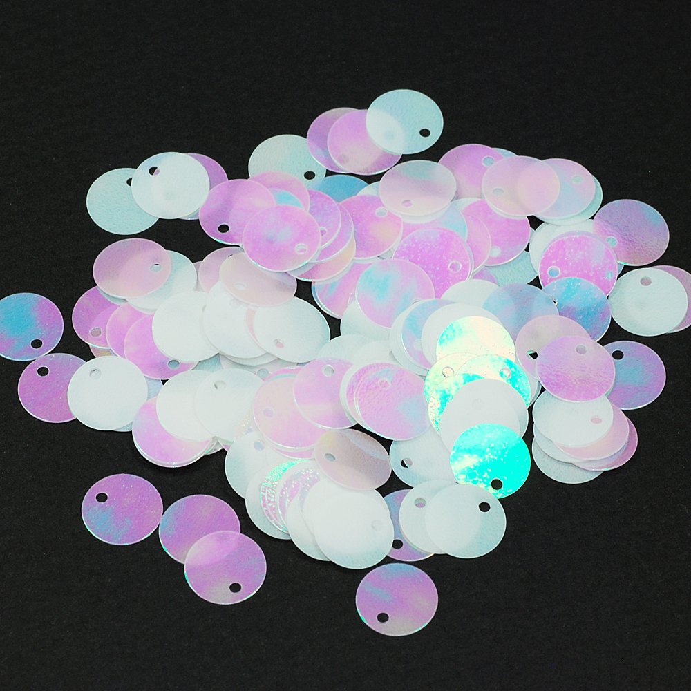 Amazon.co.jp: スパンコール 8mm 白オーロラ : ホビー